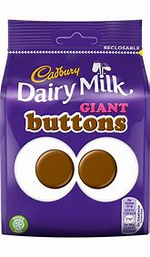 Cadbury Dairy Milk Buttons 95g Bag- Regular