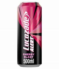 Lucozade Alert Cherry Blast 500ml Can