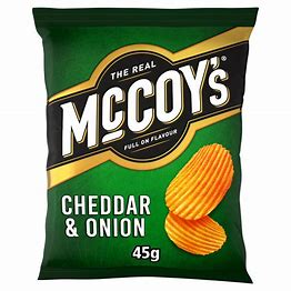 McCoys cheddar and onion