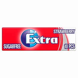 Extra  Sugarfree Flavoured Chewing gum - Strawberry 14g