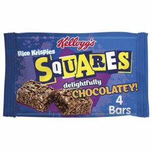 Kelloggs rice Krispies Squares delightfully chocolatey Multipack (4x36gm)