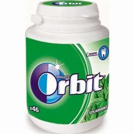 Orbit Chewing gum -  Spearmint 64g box