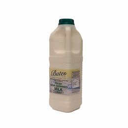 Bates Milk 1lt - Fresh Semi Skimmed