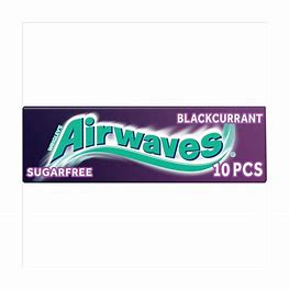 Airwaves Sugarfree Flavoured Chewing gum - Blackcurrant 14g