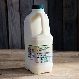 Bates Milk 2lt - Fresh Semi Skimmed