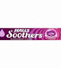 Halls Soothers - Blackcurrant 45g
