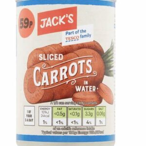 Jack's Sliced Carrots 300g