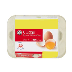 Euro Shopper 6 Free range eggs 275g