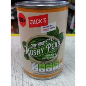 Jack's chip shop style mushy peas 300g