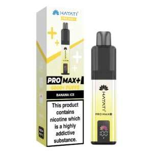 Hayati Pro Max Plus 6000+ Puff Banana Ice