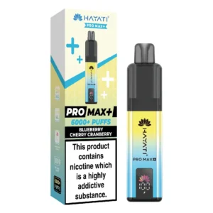 Hayati Pro Max Plus 6000+ Puff Blueberry Cherry Cranberry