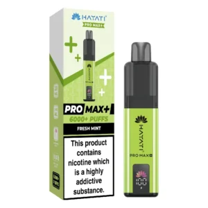Hayati Pro Max Plus 6000+ Puff Fresh Mint